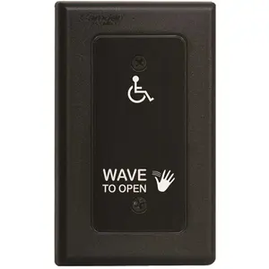Camden CM-331/42 SureWave Polycarbonate Infrared Wave to Open Handicap Logo Touchplate