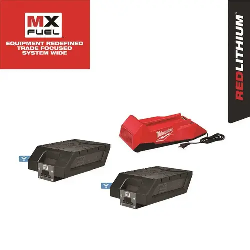 MX FUEL Lithium-Ion REDLITHIUM BOLT-ON Expansion Kit with 2 XC406 Batteries and Charger MX FUEL Lithium-Ion REDLITHIUM BOLT-ON Expansion Kit with 2 XC406 Batteries and Charger