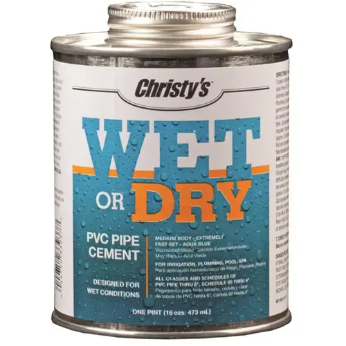 16 oz. Wet or Dry Conditions PVC Cement