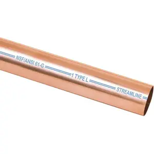 Streamline LH06020 3/4X20L Copper Tubing, 3/4 in, 20 ft L, Hard, Type L, Coil