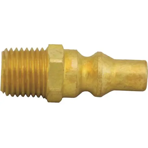 Liquid Propane 1/4 in. Quick Disconnect Nipple x 1/4 in. MNPT Adapter Brass