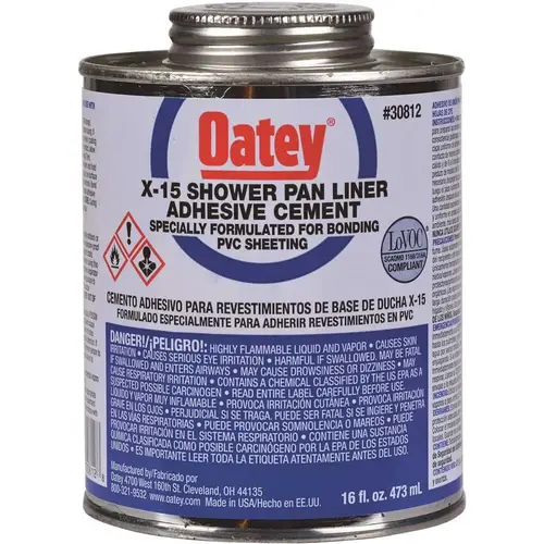 X-15 Series Bonding Adhesive, 16 oz, Liquid, Green X-15 Series Bonding Adhesive, 16 oz, Liquid, Green