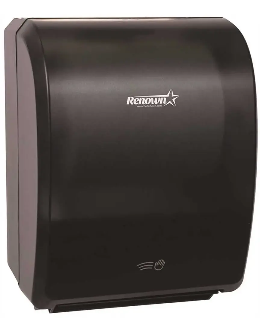 Renown REN05175-WB 8 in. Series Electronic Black Paper Towel