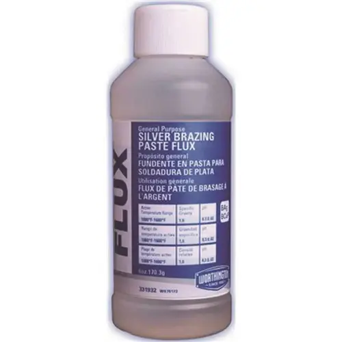 6 oz. Silver Brazing Paste Flux 6 oz. Silver Brazing Paste Flux