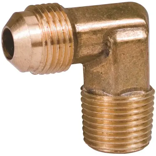 90 Degree 3/8 in. x 1/8 in. MIP Brass Flare Male Elbow 90 Degree 3/8 in. x 1/8 in. MIP Brass Flare Male Elbow