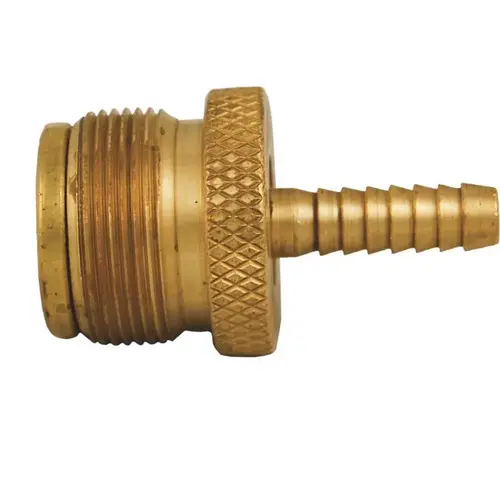 Gas Male Swivel Fitting 1 in. 20 Swivel x 1/4 in. Hose Barb Gas Male Swivel Fitting 1 in. 20 Swivel x 1/4 in. Hose Barb