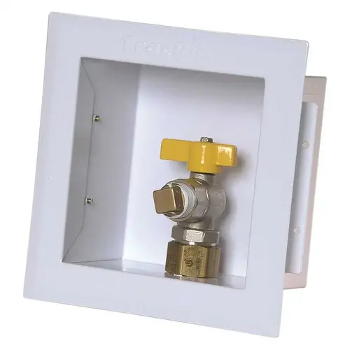 GAS OUTLET VALVE BOX 3/4 IN.*
