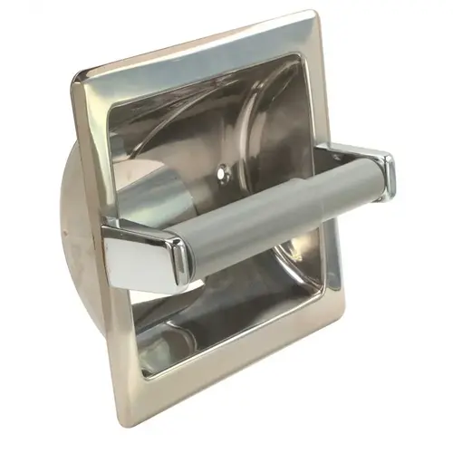 RECESSED TOILET PAPER HOLDER