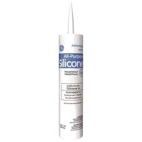 Advantage 10.1 oz. White Silicone Sealant