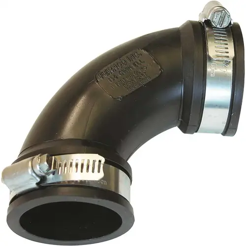 PLUMBQWIK FLEXIBLE RUBBER ELBOW, 1-1/2 IN