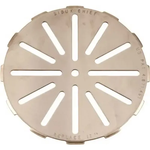 Replace-It Adjustable Floor Drain Strainer, 7-1/4 in., Stainless Steel