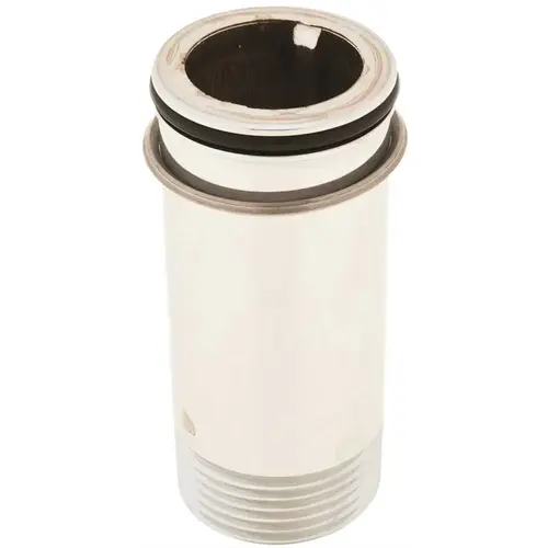 ADJUSTABLE STOP NIPPLE TAILPIECE ASSEMBLY, CHROME-PLATED, 3-1/16 IN