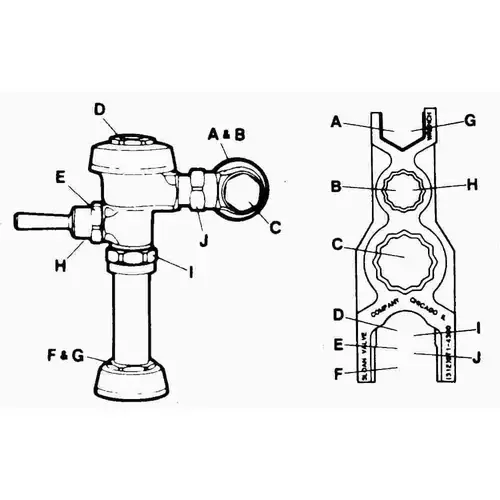 A-50 Wrench For Flushometer