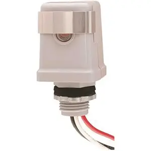 Intermatic K4141C 3000-Watt Stem Mount Thermal Photcontrol, Gray