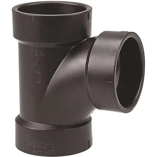 3 in. ABS DWV All Hub Sanitary Tee