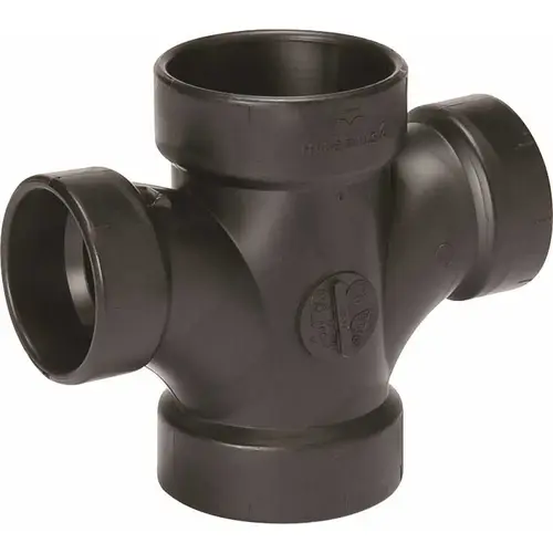 DWV ABS DOUBLE SANITARY TEE 2 IN. X 2 IN. X 1-1/2 IN. X 1-1/2 IN DWV ABS DOUBLE SANITARY TEE 2 IN. X 2 IN. X 1-1/2 IN. X 1-1/2 IN