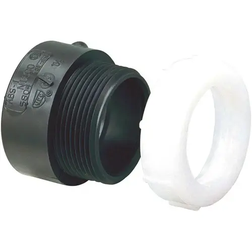 COPY 0 1-1/2 in. ABS DWV Hub x SJ Trap Adapter COPY 0 1-1/2 in. ABS DWV Hub x SJ Trap Adapter