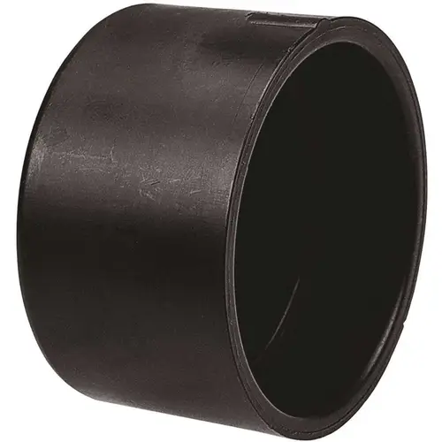 2 in. ABS DWV Cap Black