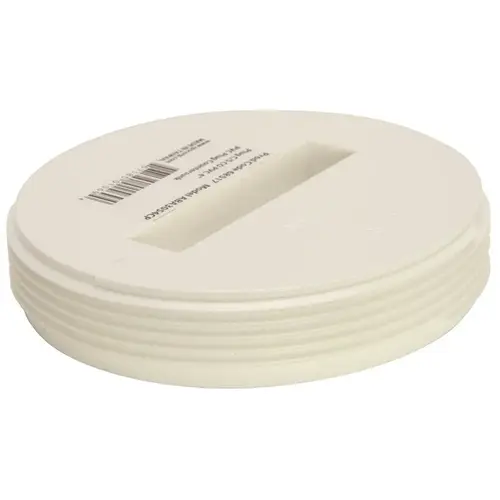 AB and A  PVC Countersunk Cleanout Plug, 4 in. Diameter