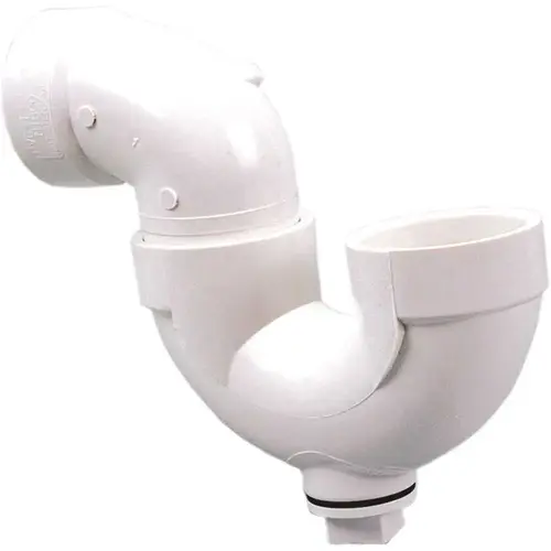 1-1/2 in. PVC DWV Hub x Hub x Cleanout P-Trap 1-1/2 in. PVC DWV Hub x Hub x Cleanout P-Trap