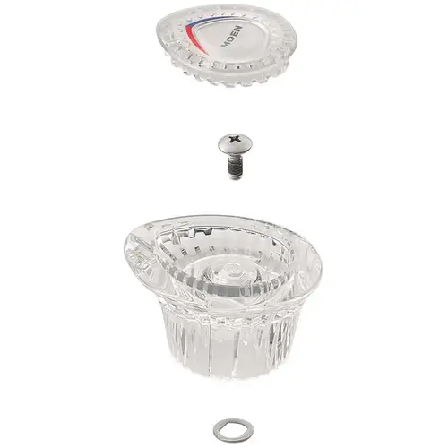 Hot/Cold Faucet Handle Clear Other Hot/Cold Faucet Handle Clear Other