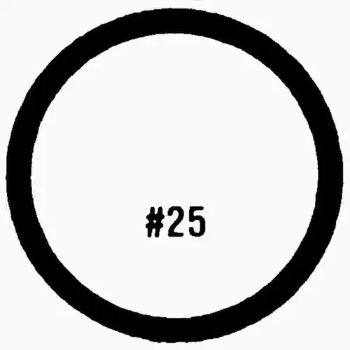 PRECISION-MOLDED O-RING #25