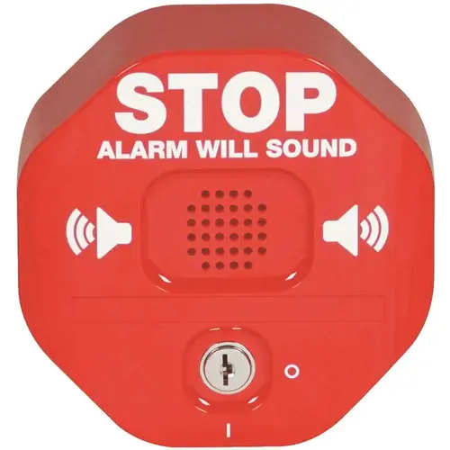 Wireless Battery-Operated Exit Stopper Door Alarm For Single Door Wireless Battery-Operated Exit Stopper Door Alarm For Single Door