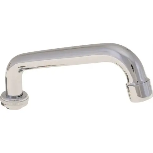 Central Brass 6" Swivel Tube Spout With Aerator