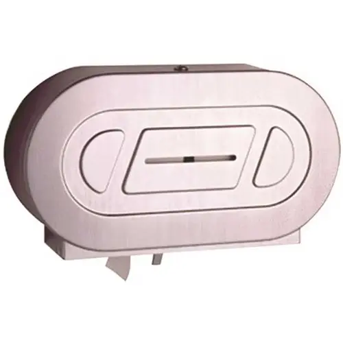 Surface-Mounted Twin Jumbo-Roll Toilet Tissue Dispenser