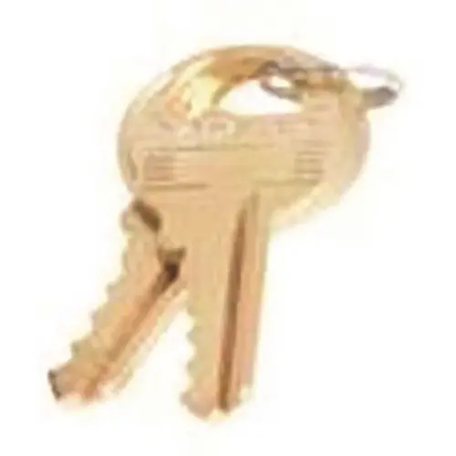 Key Blank, Brass - pack of 50