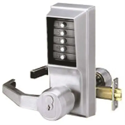 L1000 PB LEVER TRIM RH CORBIN/RUSW ACCESS Satin Chrome L1000 PB LEVER TRIM RH CORBIN/RUSW ACCESS Satin Chrome