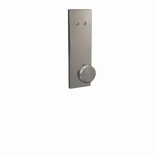Custom Bowery Knob with Century Escutcheon Dummy Interior Trim Satin Nickel Finish Custom Bowery Knob with Century Escutcheon Dummy Interior Trim Satin Nickel Finish