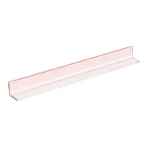 CRL P12LJT2 'L' 1/2" x 1/2" Clear Jamb with Pre-Applied Tape - 95" Stock Length