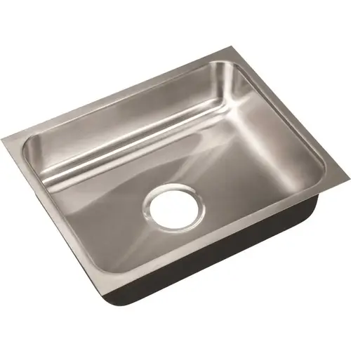 18-Gauge Stainless Steel 16 in. O.D. x 20 in. x 5.5 in. DCR Single Bowl ADA Compliant Undermount Sink 18-Gauge Stainless Steel 16 in. O.D. x 20 in. x 5.5 in. DCR Single Bowl ADA Compliant Undermount Sink