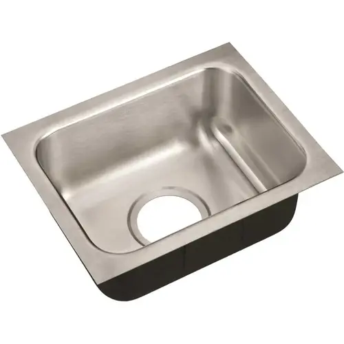 18-Gauge Type 304 Stainless Steel 11 in. O.D. x 14 in. Single Bowl Undermount Kitchen Sink