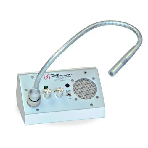 Contemporary Countertop Talk Thru Unit For Security And Isolation Booths 24" Gooseneck Size Removable Microphone Type Satin Anodized Contemporary Countertop Talk Thru Unit For Security And Isolation Booths 24" Gooseneck Size Removable Microphone Type Satin Anodized