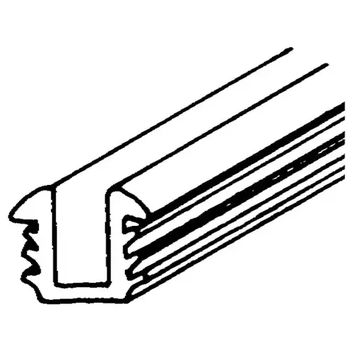 100 Ft Gray Glazing Channel glazing Channel For 3/16in 100 Ft Gray Glazing Channel glazing Channel For 3/16in