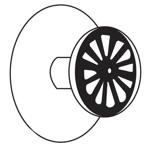 Door Knob And Back Plate with Screws Door Knob And Back Plate with Screws