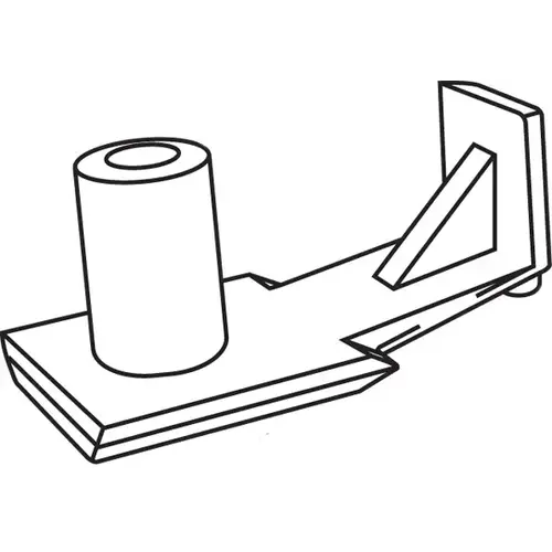 Constant Force Detent Clip single - White