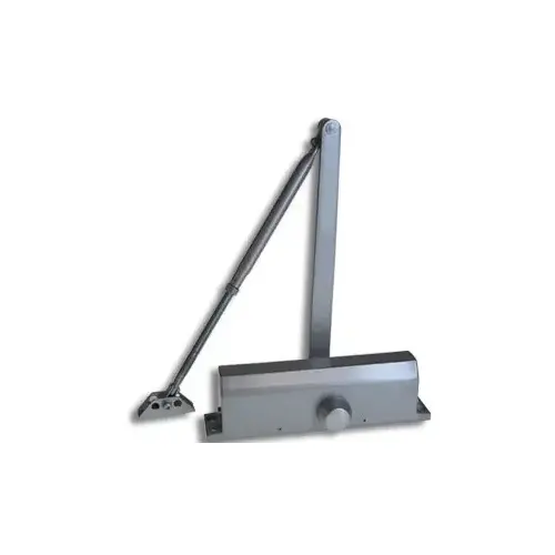 Int. #1804-BC Grade 1 Surface Mount Door Closer With Back-Check Size 4 Aluminum
