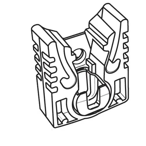 1/2in Pivot Lock Shoe white Break Pad Extension 045