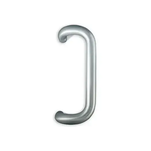 International 10" Solid Aluminum Offset Pull Handle For Storefrnt Door Anodized Dull Aluminum International 10" Solid Aluminum Offset Pull Handle For Storefrnt Door Anodized Dull Aluminum