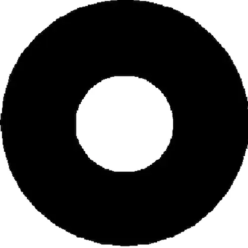 3/8" FLAT WASHER, 3/8 Black - pack of 100