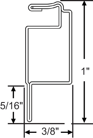 Brixwell 90H-1001 Tube 8 Ft Screen Frame White 15pcs
