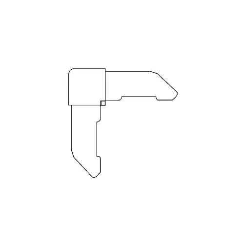 External Corner Plastic White for 5/16 X 19/32 Frame - pack of 25 External Corner Plastic White for 5/16 X 19/32 Frame - pack of 25
