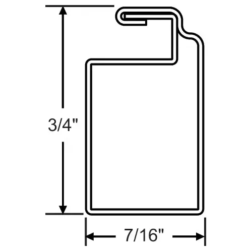 Tube 8 Ft Screen Frame White 20 Pcs - 8ft Pcs 7/16 X 3/4 Tube 8 Ft Screen Frame White 20 Pcs - 8ft Pcs 7/16 X 3/4