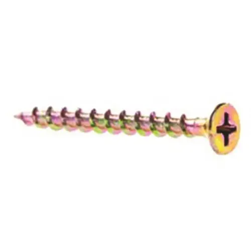 #6 x 1-5/8 in. Phillips Bugle Head Wood Decking Screw Zinc Yellow Plated - pack of 1000