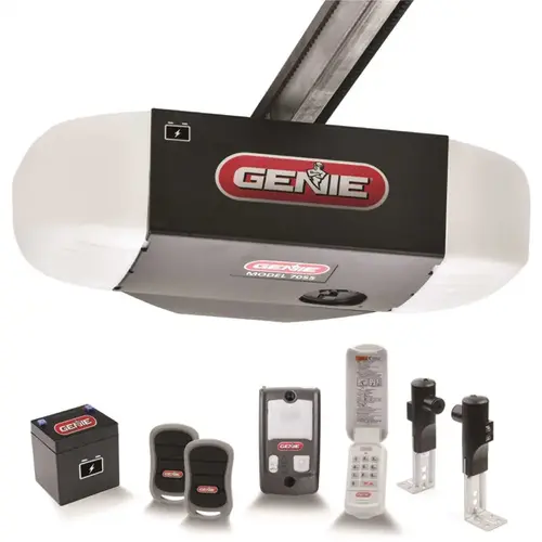 StealthDrive 1-1/4 HP Belt Drive Garage Door Opener with Battery Backup and Added Wireless Keypad