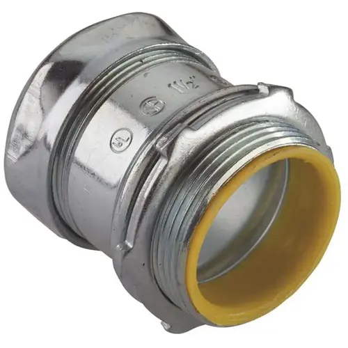 Electrical Metallic Tube (EMT) Compression Connectors 3/4 in. with Insulated Throats - pack of 3