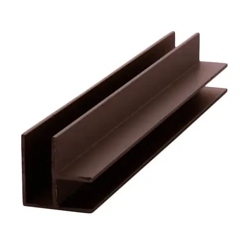 Duranodic Bronze Aluminum Corner Extrusion -  18" Stock Length
